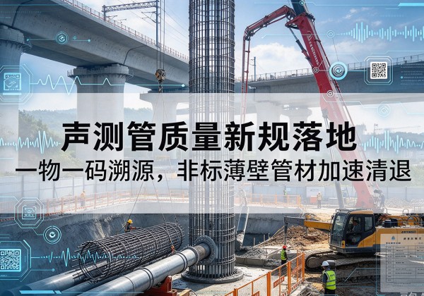 达州声测管质量新规落地，一物一码溯源，非标薄壁管材加速清退