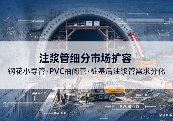 达州注浆管细分市场扩容，隧道钢花小导管、PVC 袖阀管、桩基后注浆管需求分化