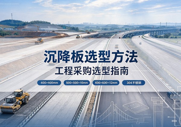 达州沉降板选择方法